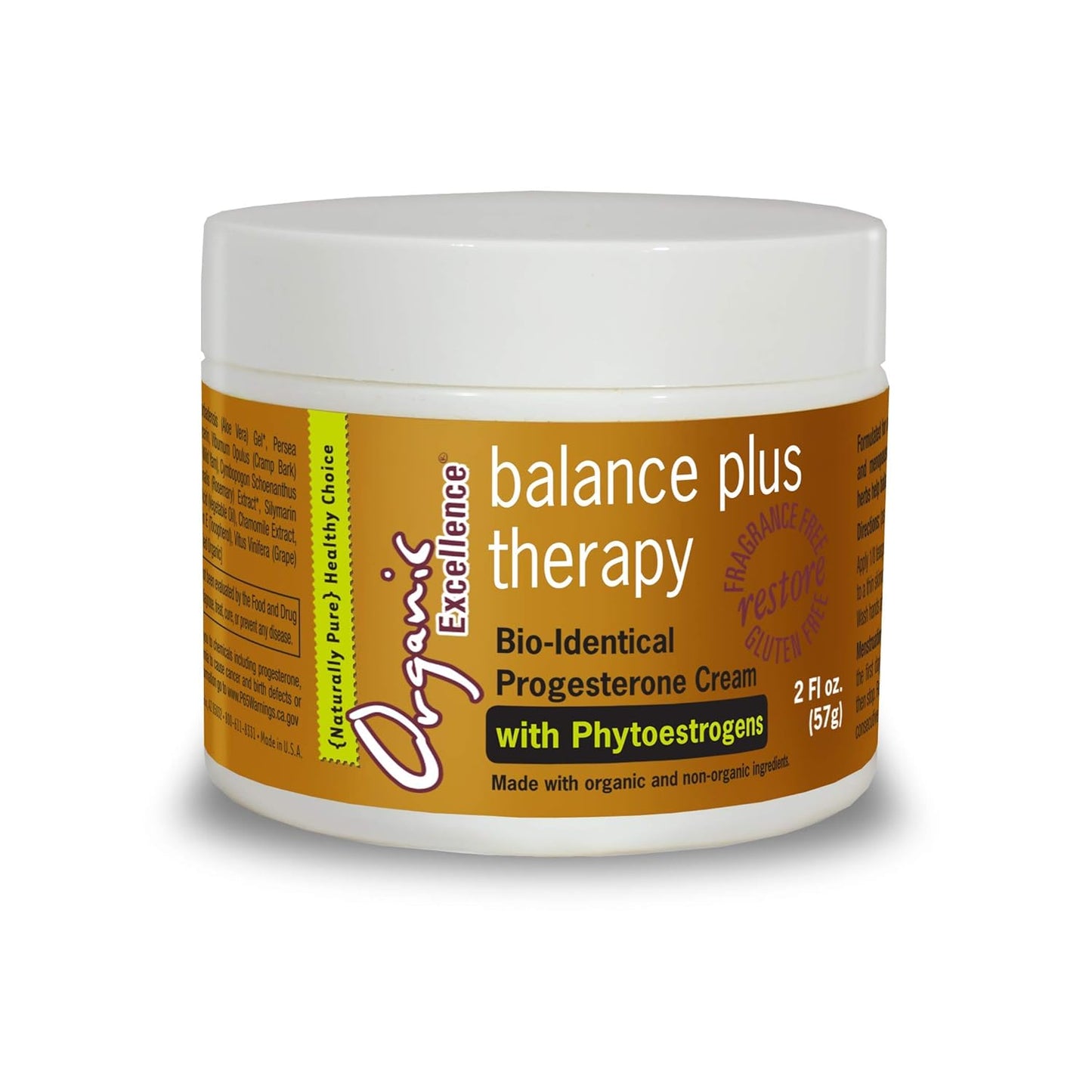 ORGANIC EXCELLENCE BALANCE PLUS THERAPY