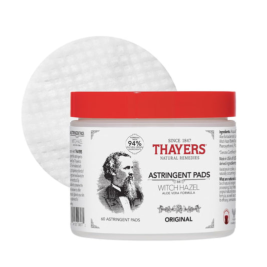 THAYERS WITCH HAZEL PADS W/ALOE