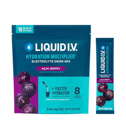 LIQUID I.V. DRINK MX,ACAI BERRY,10 CT