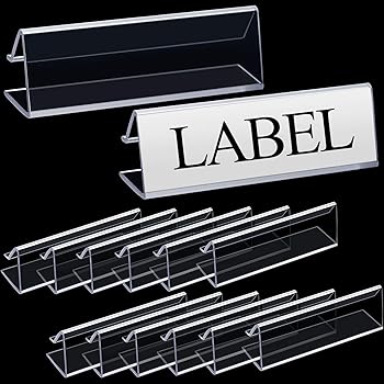 LABEL HOLDER 69" CLEAR DS