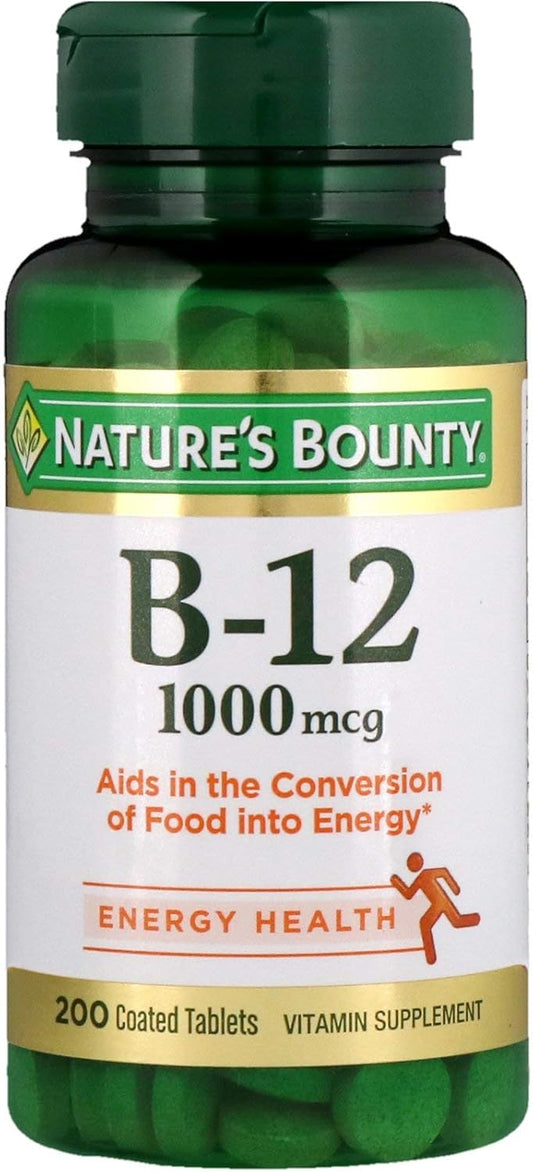 B-12 1000 MCG VALUE SIZE TABLET 200CT NB