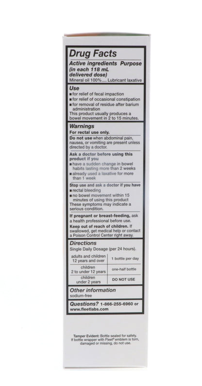 FLEET ENEMA MINERAL OIL 4.5OZ