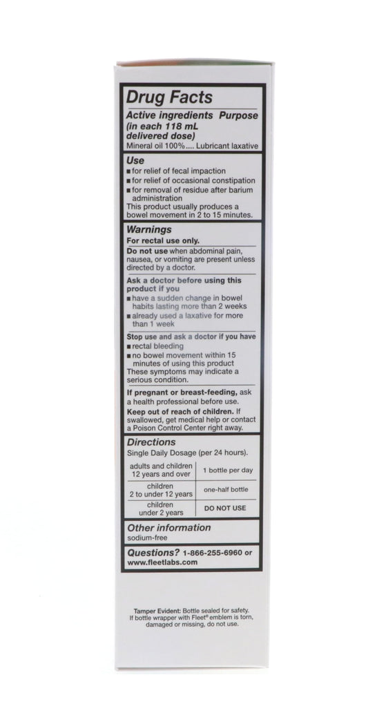 FLEET ENEMA MINERAL OIL 4.5OZ