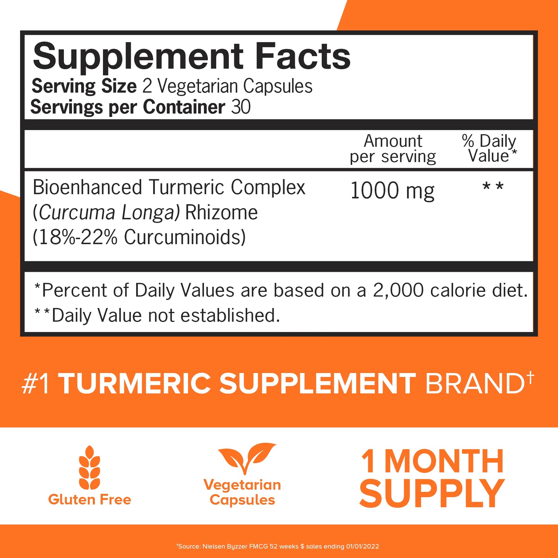 QUNOL TURMERIC CP 1000MG 60 ES