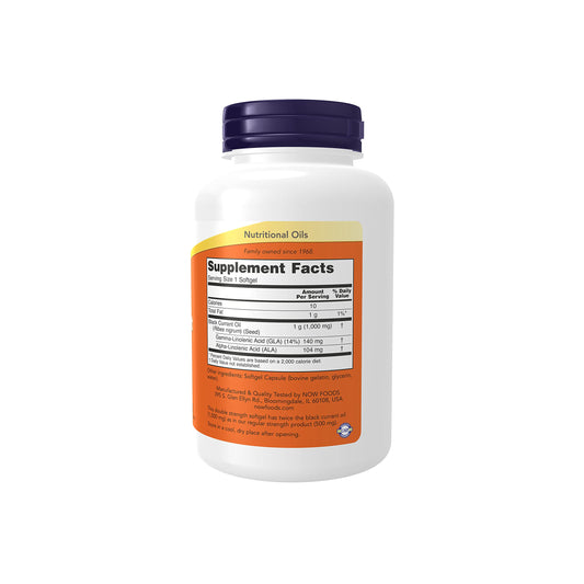 NATURE'S LIFE BLACK CURRANT OIL,1000 MG