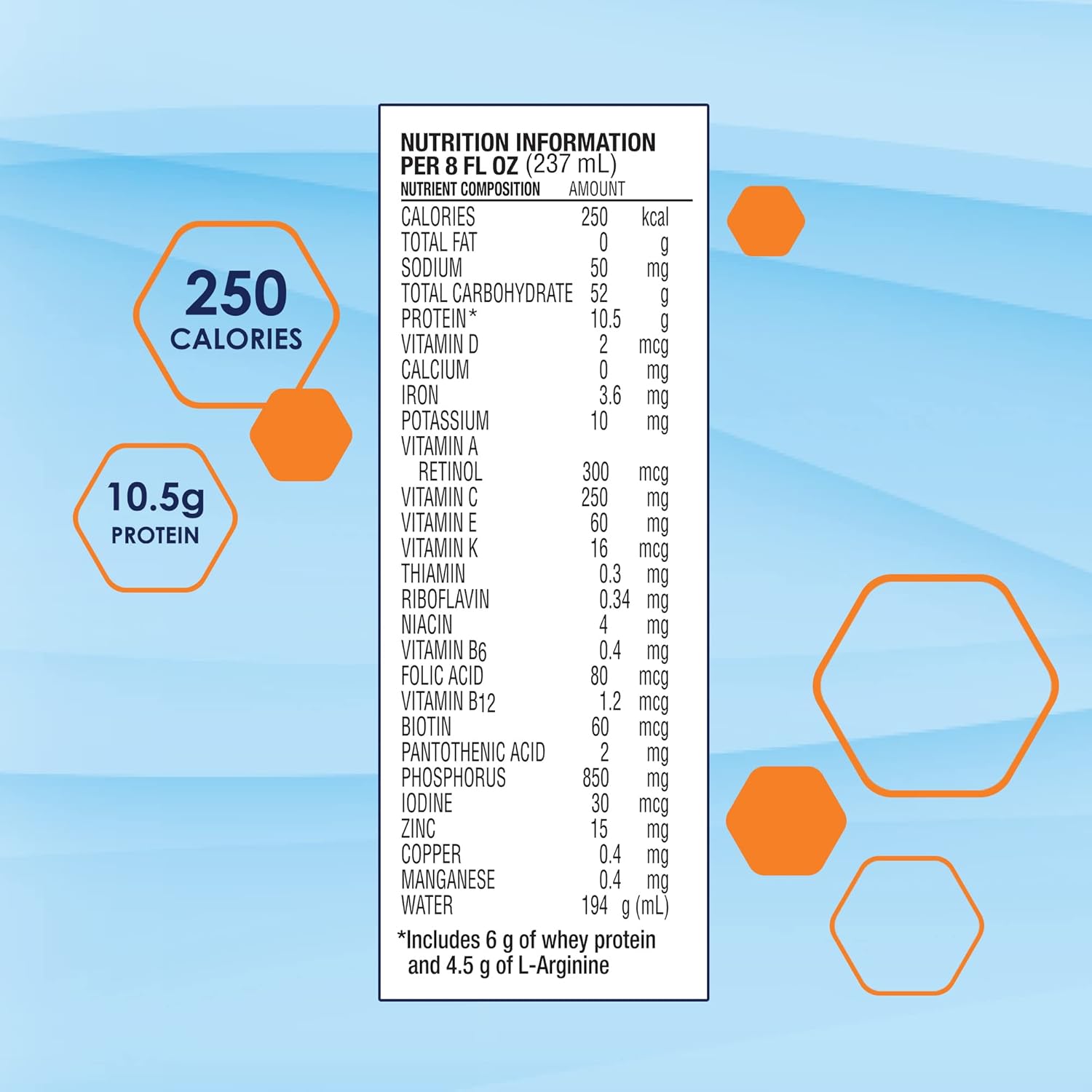 ARGINAID EXTRA LQ 24X237ML ORANGE