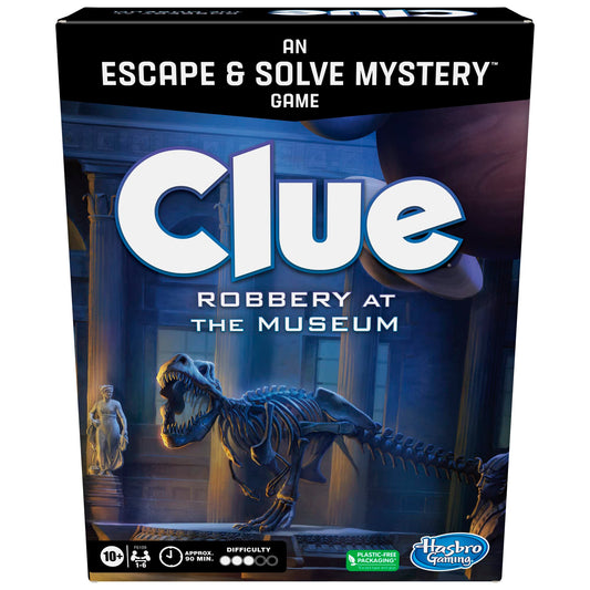 Hasbro Gaming Clue Escape & Solve Mystery Board Game - Robbery at The Museum