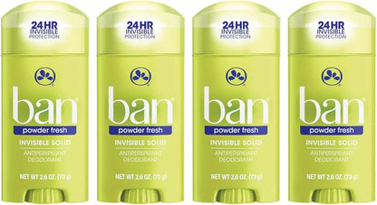 BAN DEODORANT UNSCENTED    3.5Z