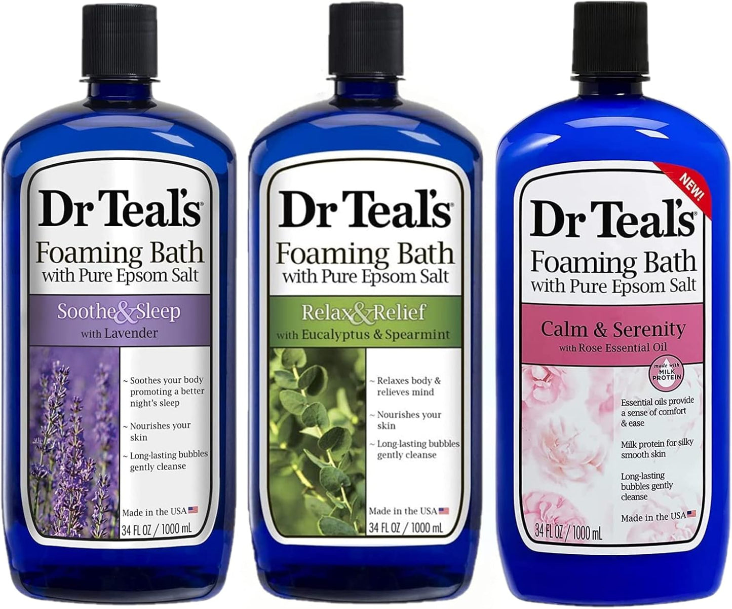 DR TEALS EUCALYPTUS FOAMING BATH 34OZ