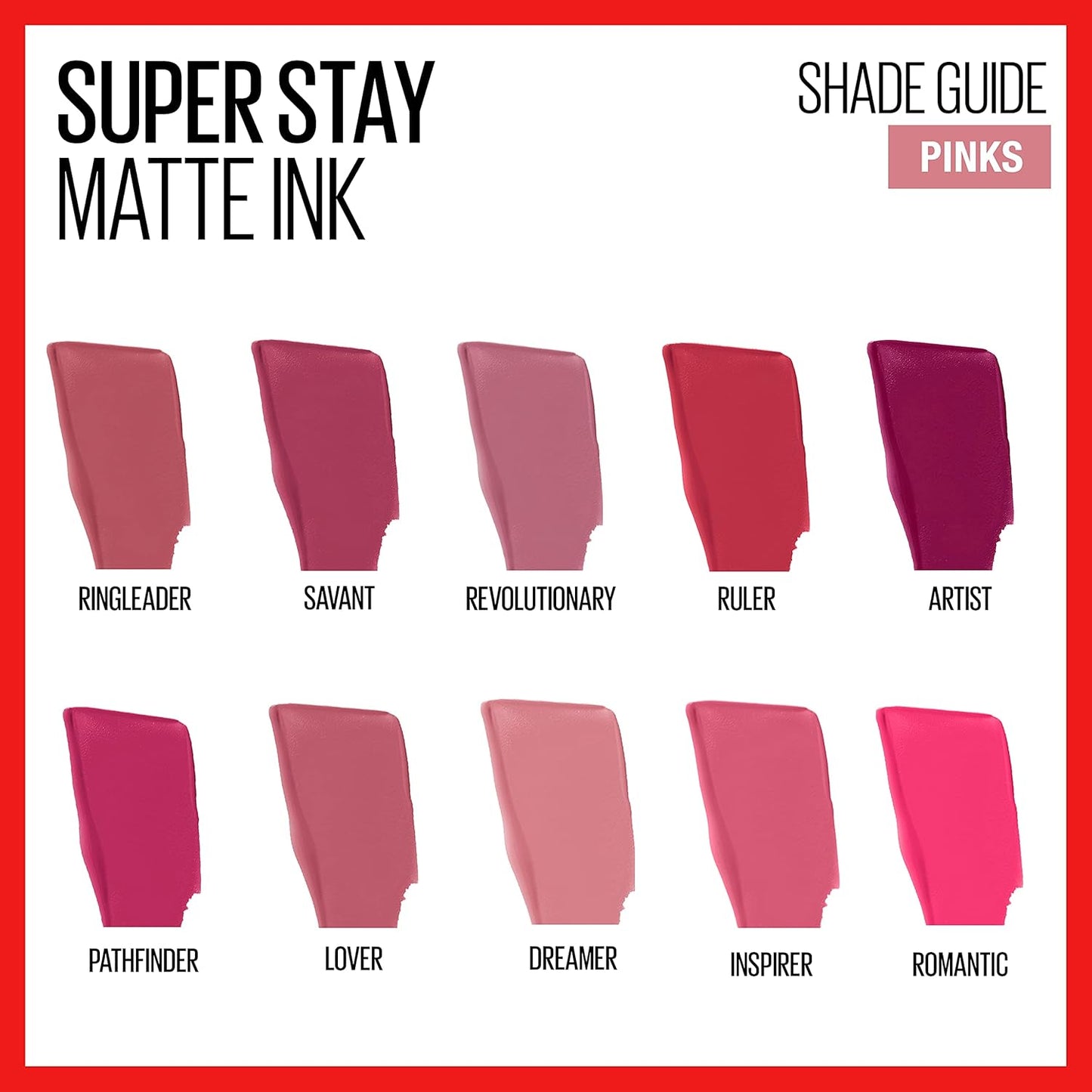 MAYBELLINE New York Super Stay Matte Ink Liquid Lipstick, 030 Romantic, 0.17 oz
