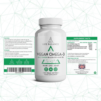 OMEGA-3,DHA-EPA,VEGAN,LMN