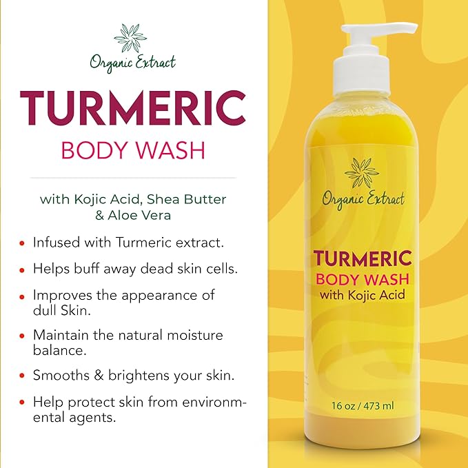 RESHMA TURMERIC BODY WASH  32OZ