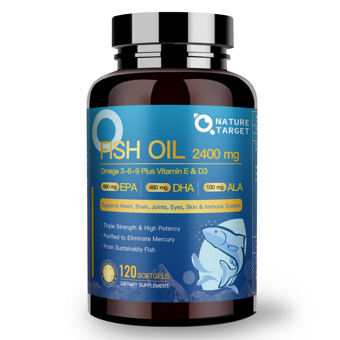 NT FISH OIL GC 2400MG 120 BNS
