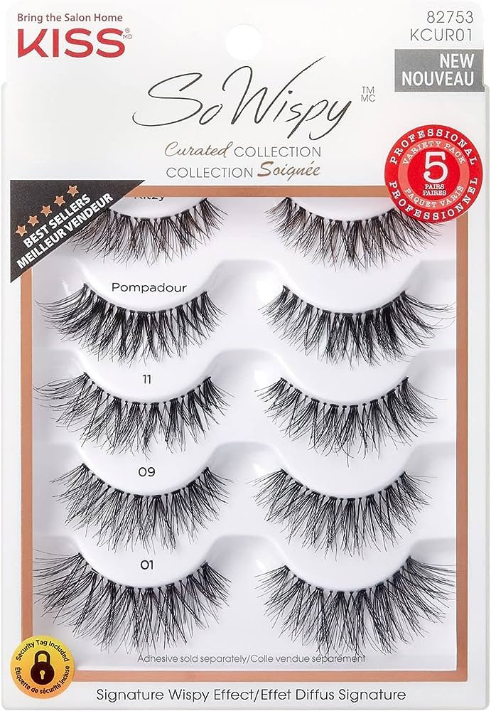 Kiss Lash So Wispy Curated Collection 5-Pairs