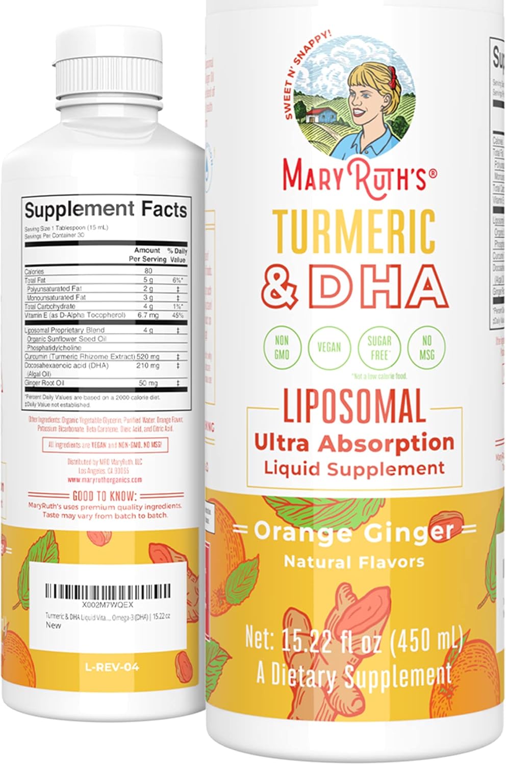 MARY RUTH'S TURMERIC AND DHA
