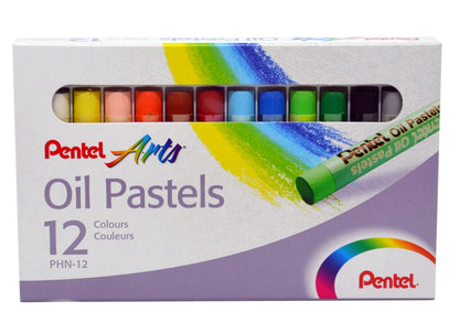 Pentel Oil Pastel 12-Color Set