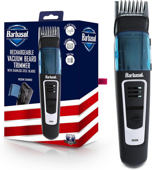 Barbasol Trimmer Vacuum Beard Rechargeable