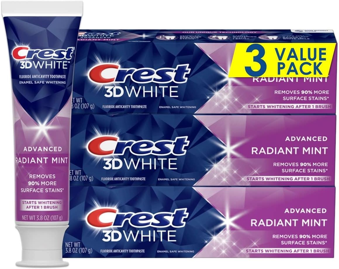 CREST 3D WHITE VVD RADNT MINT 36X0.85OZ