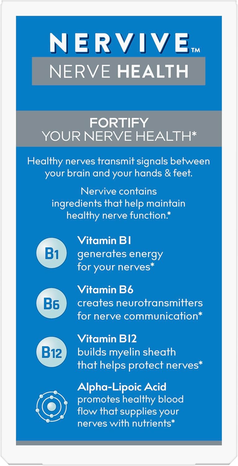 NERVE HEALTH SUPPLMNT TAB 30CT 21ST CENT