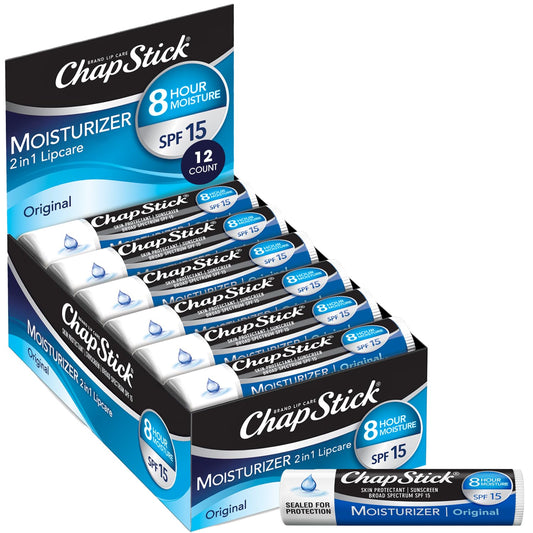 Chapstick Moisturizer 2-In-1 Lipcare Spf15 0.15oz (12in)