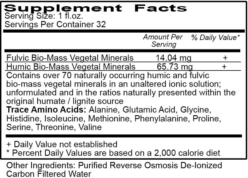 VITAL EARTH MINERALS FULVIC-HUMIC BLEND