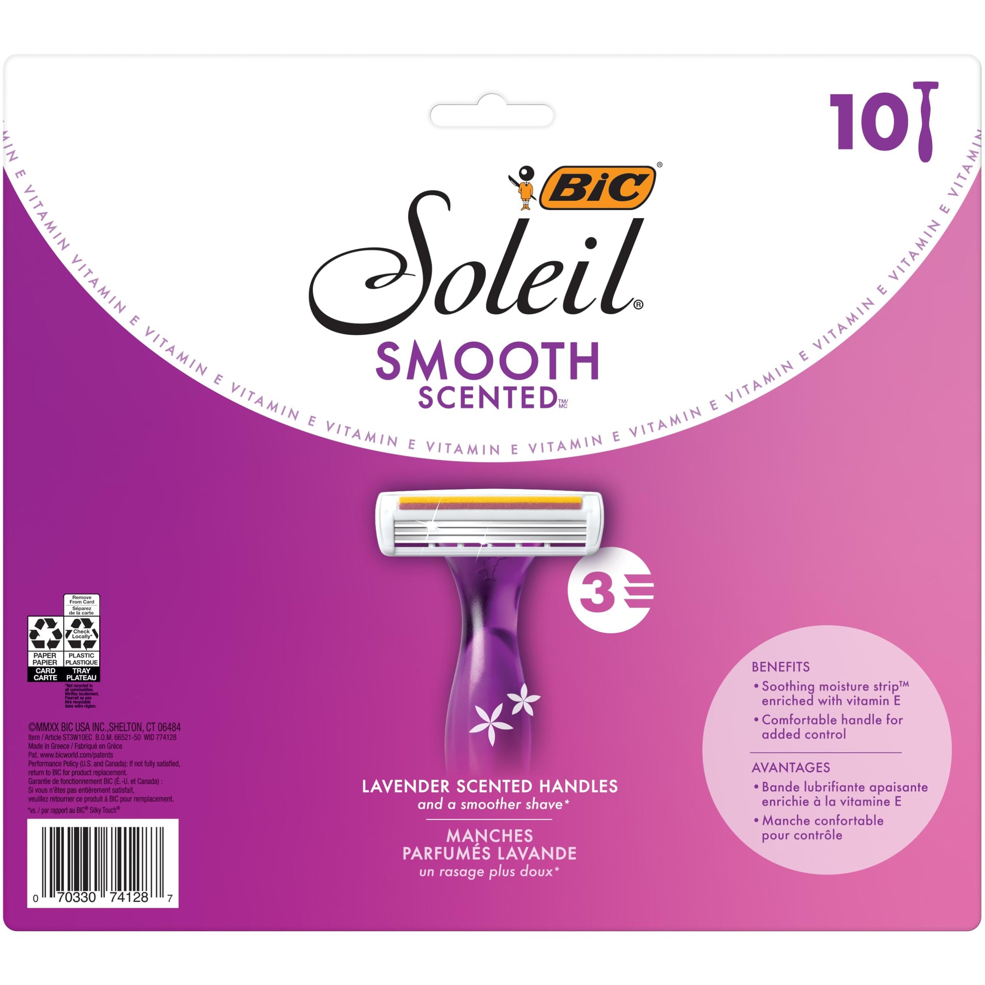 BIC SOLEIL 3 SCENTED 4PK