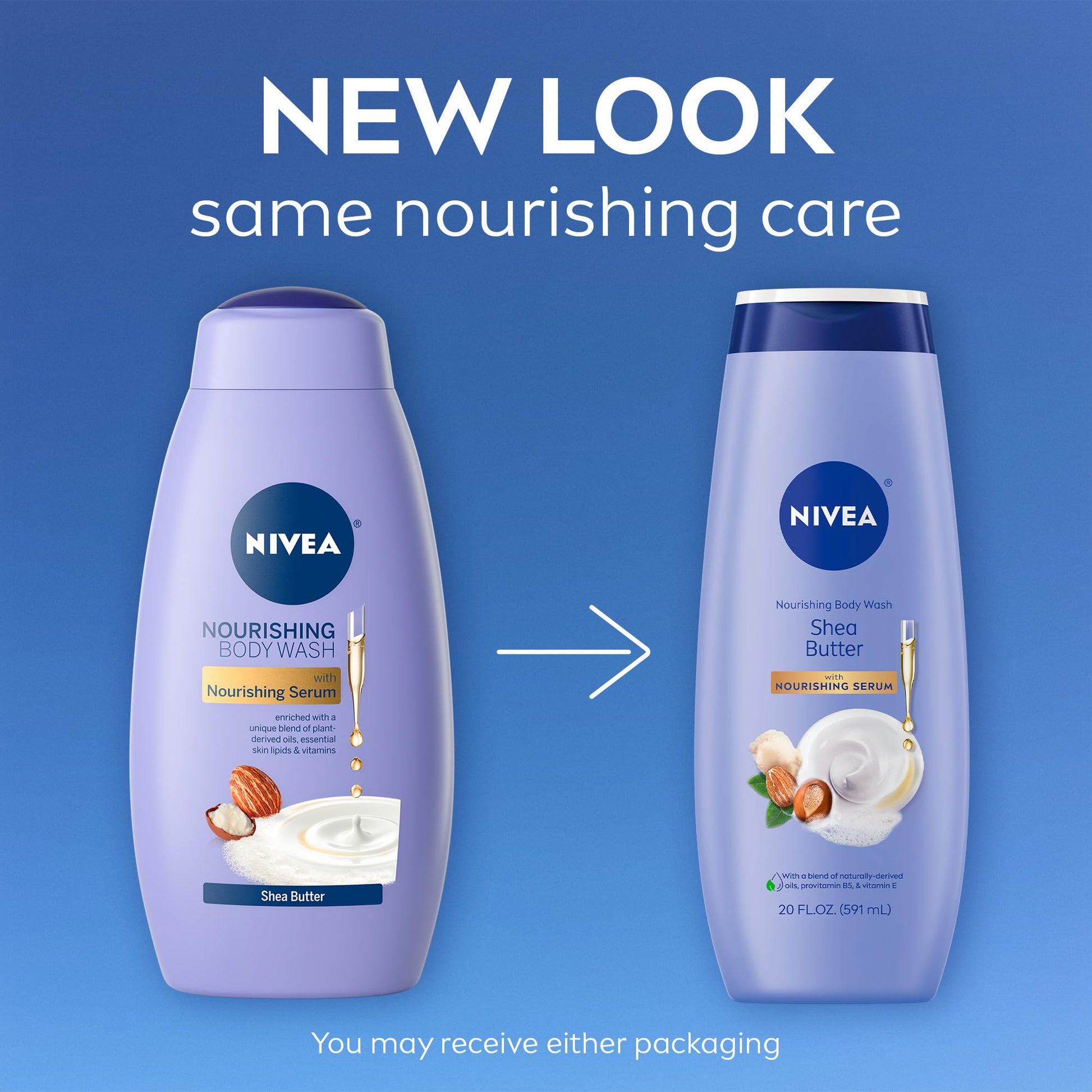 Nivea Body Wash 20oz Shea Butter