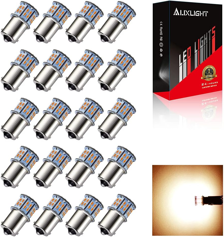 Hopkins 1156LL Long Life BA155 Replacement Trailer Light Bulbs, 2 pack