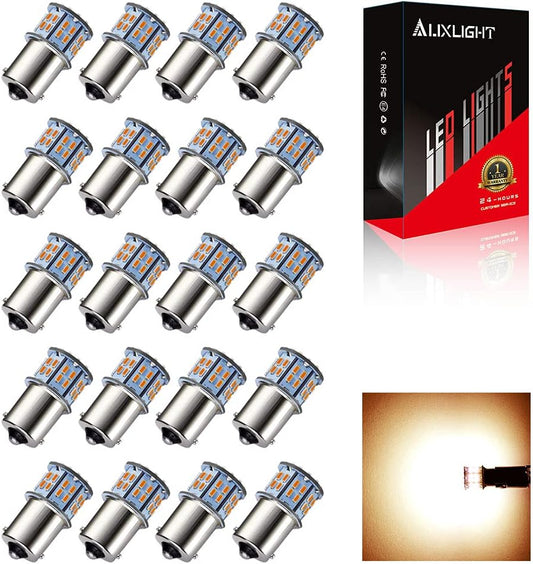 Hopkins 1156LL Long Life BA155 Replacement Trailer Light Bulbs, 2 pack