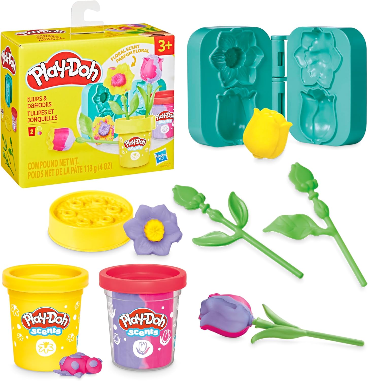 Play-Doh Lil Flowers, Assorted