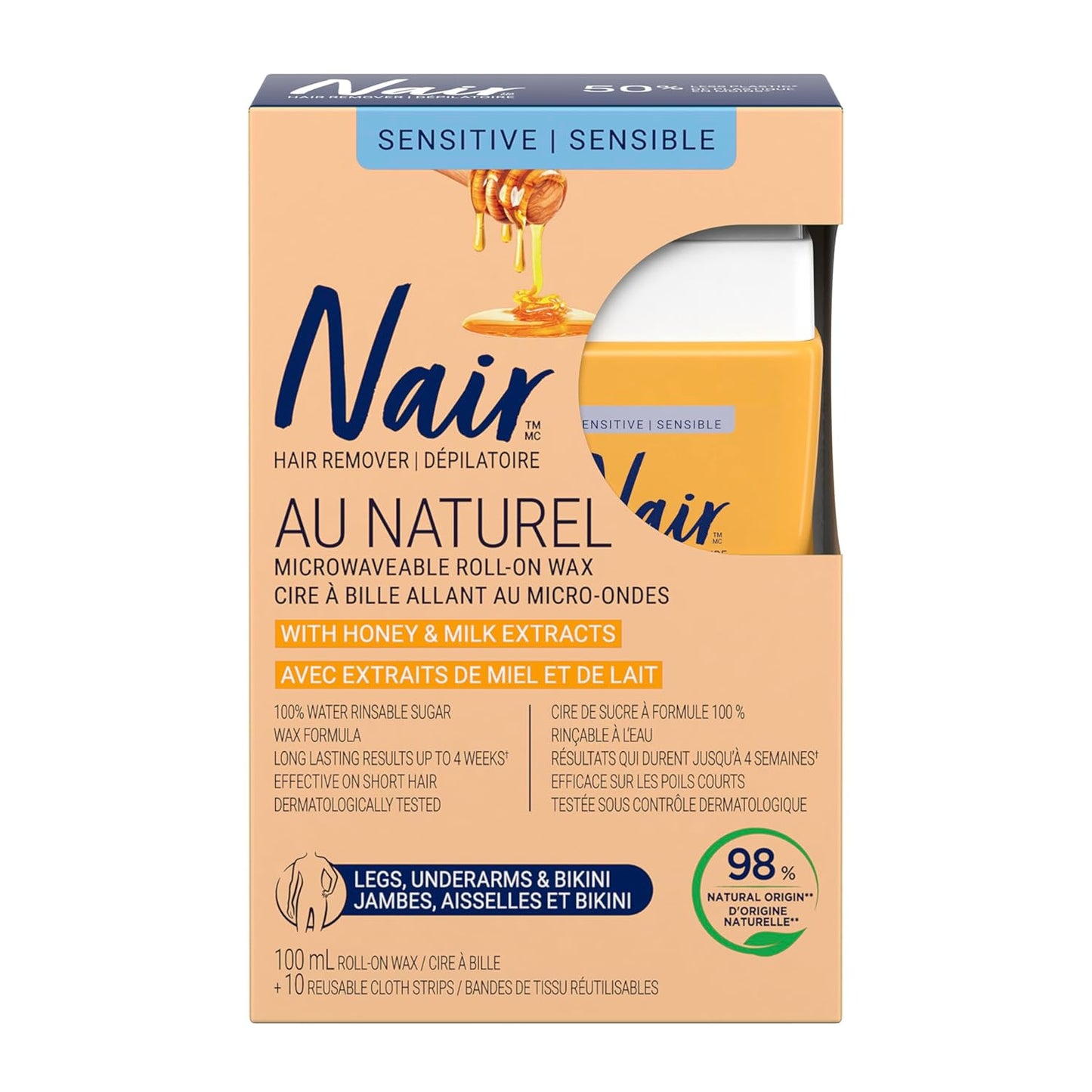 NAIR GLIDE AWAY WAX 3.3OZ