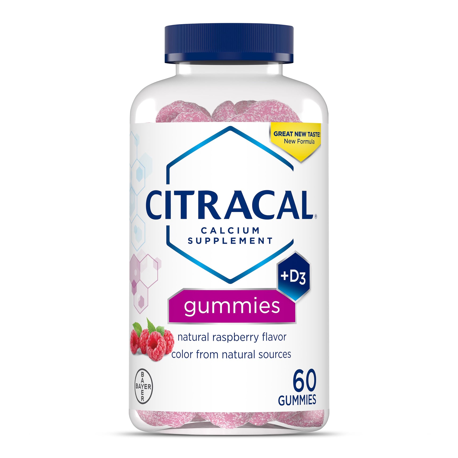 CITRACAL CALCIUM SPLMNT+D3 GMY 60CT