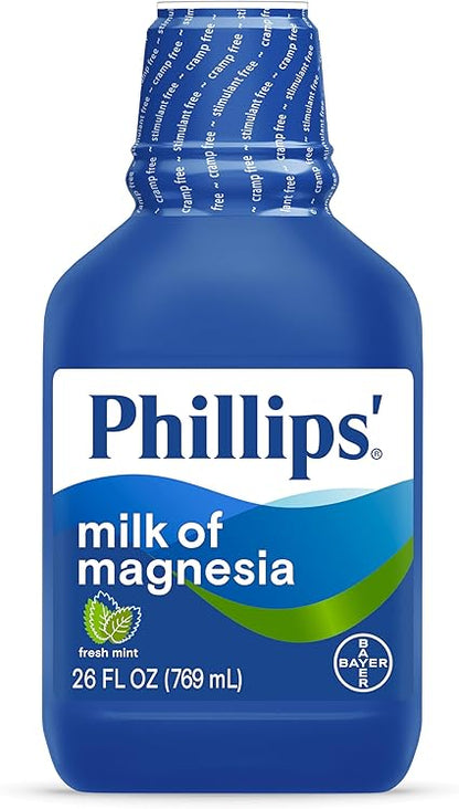 PHILLIPS MILK OF MAGNESIA MINT 26OZ