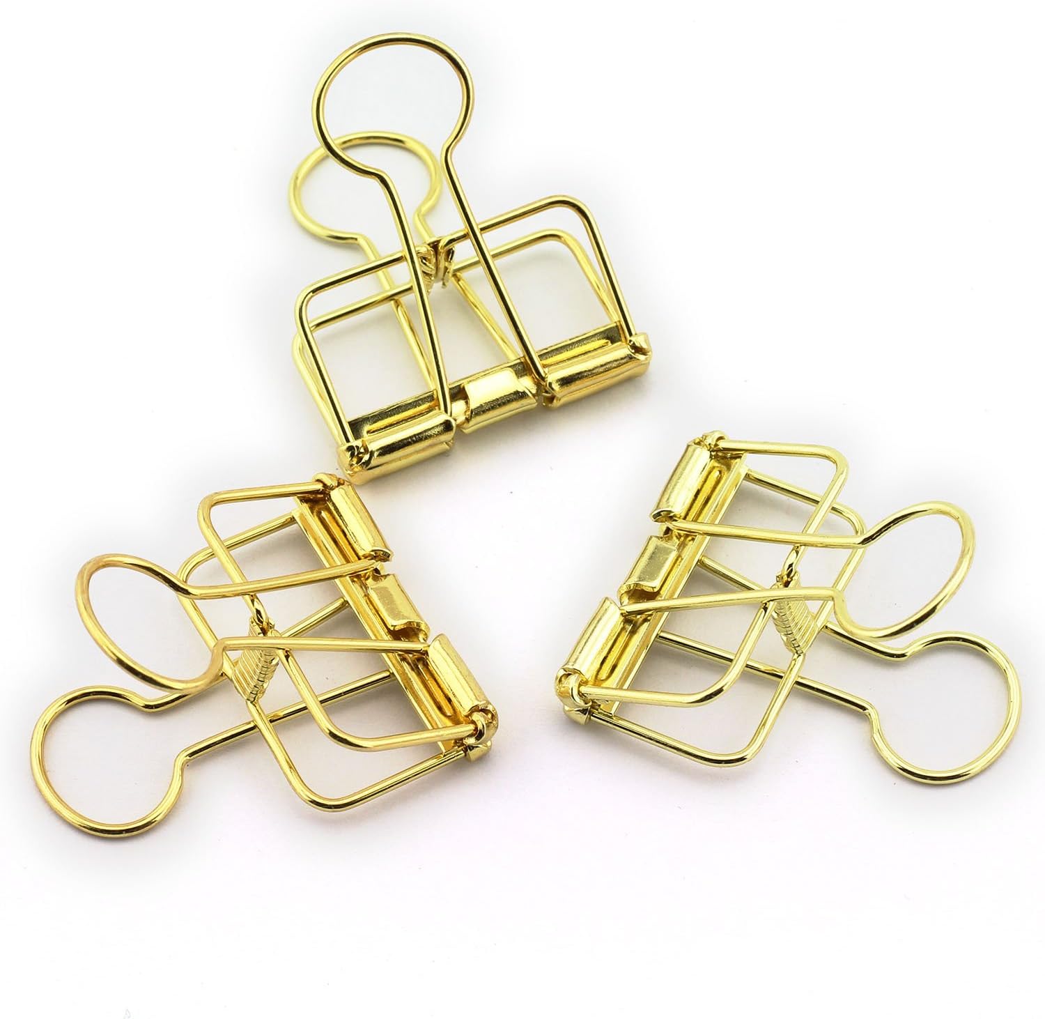 CLi Asstorted Metallic Binder Clips, 12 count