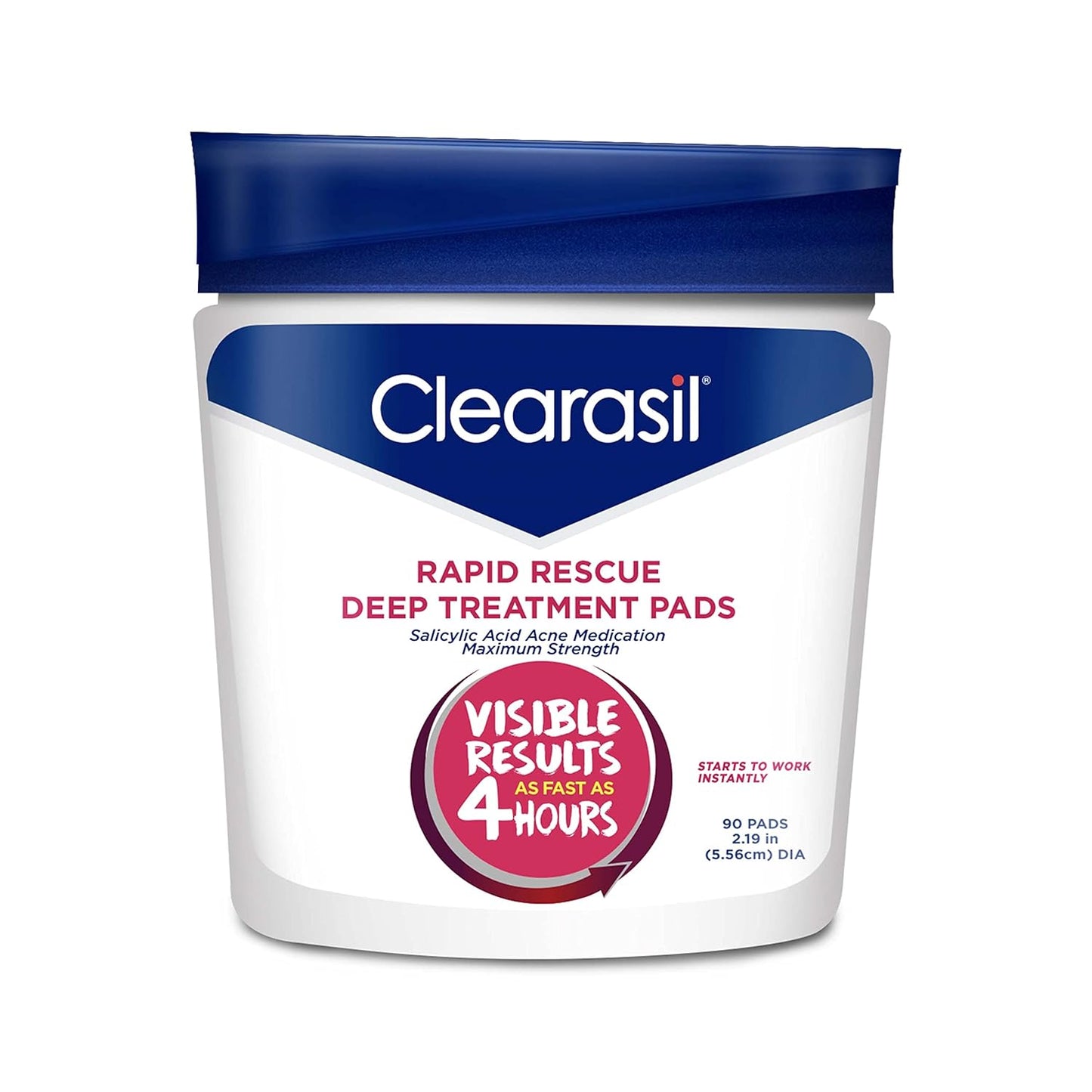CLEARASIL RPD RESCUE DP TRTMNT PAD 90CT