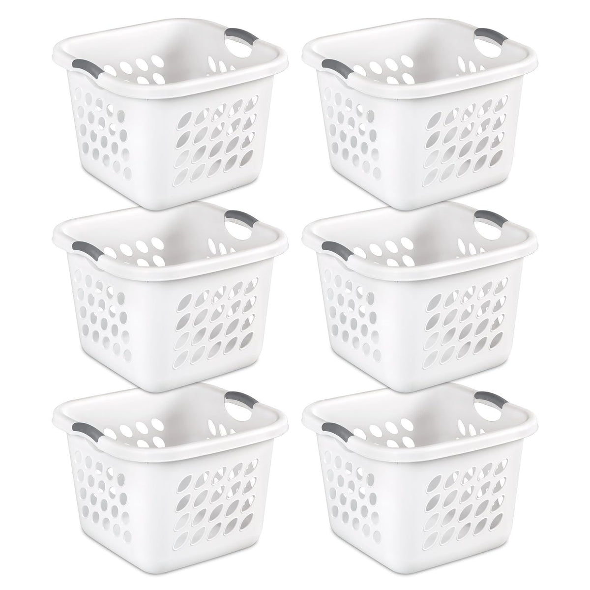 Sterilite Ultra Square Laundry Basket, 1.5 Bushel