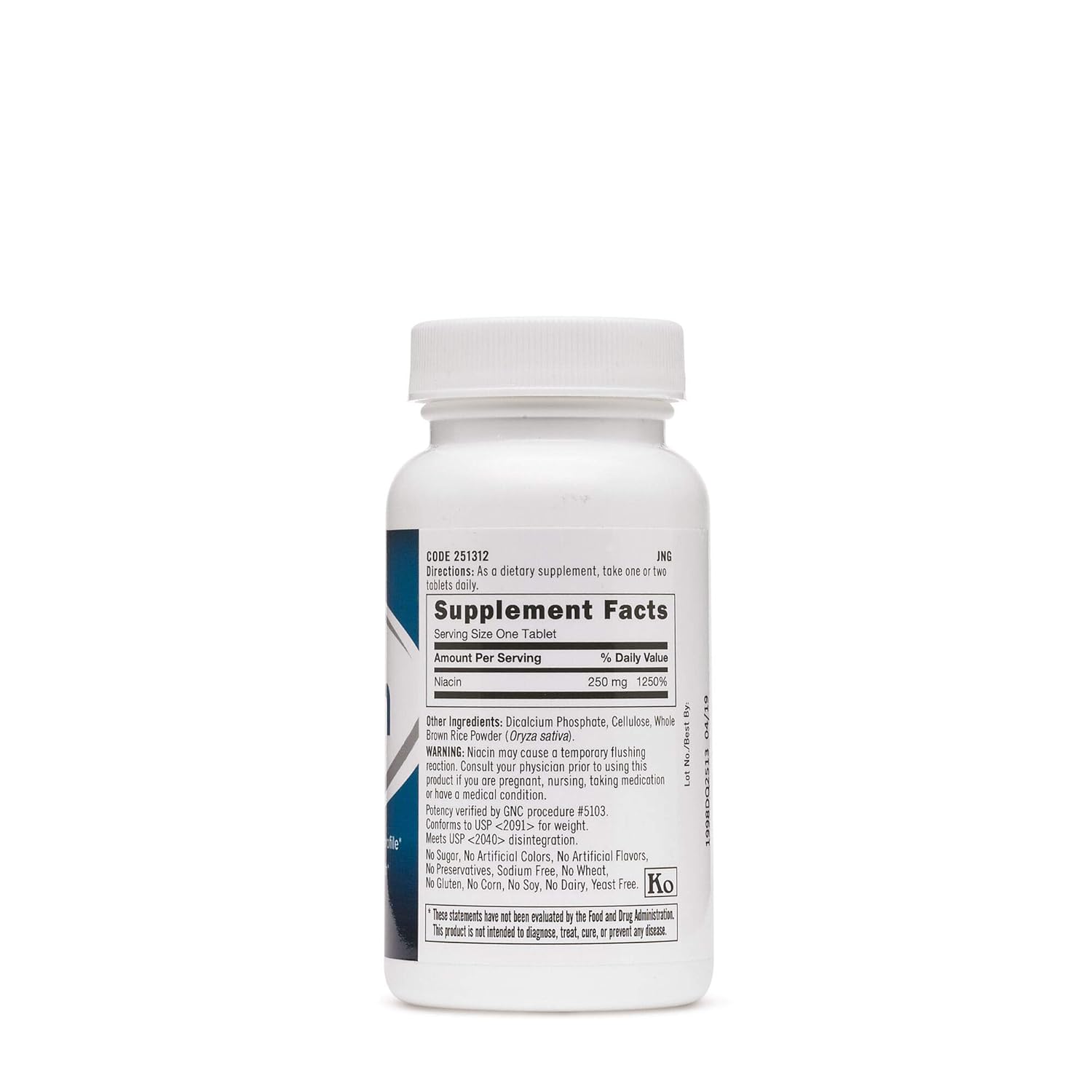 NIACIN 250MG CAPSULE TR 100CT MAJOR