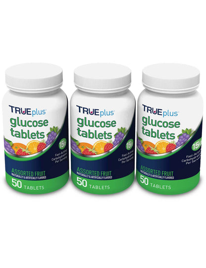 TRUEPLUS GLUCOSE TABLET RASPBERRY 50CT