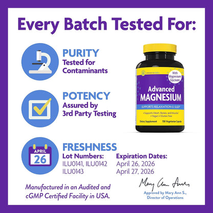 NB ADV MAGNESIUM GL CP 360MG 90EA