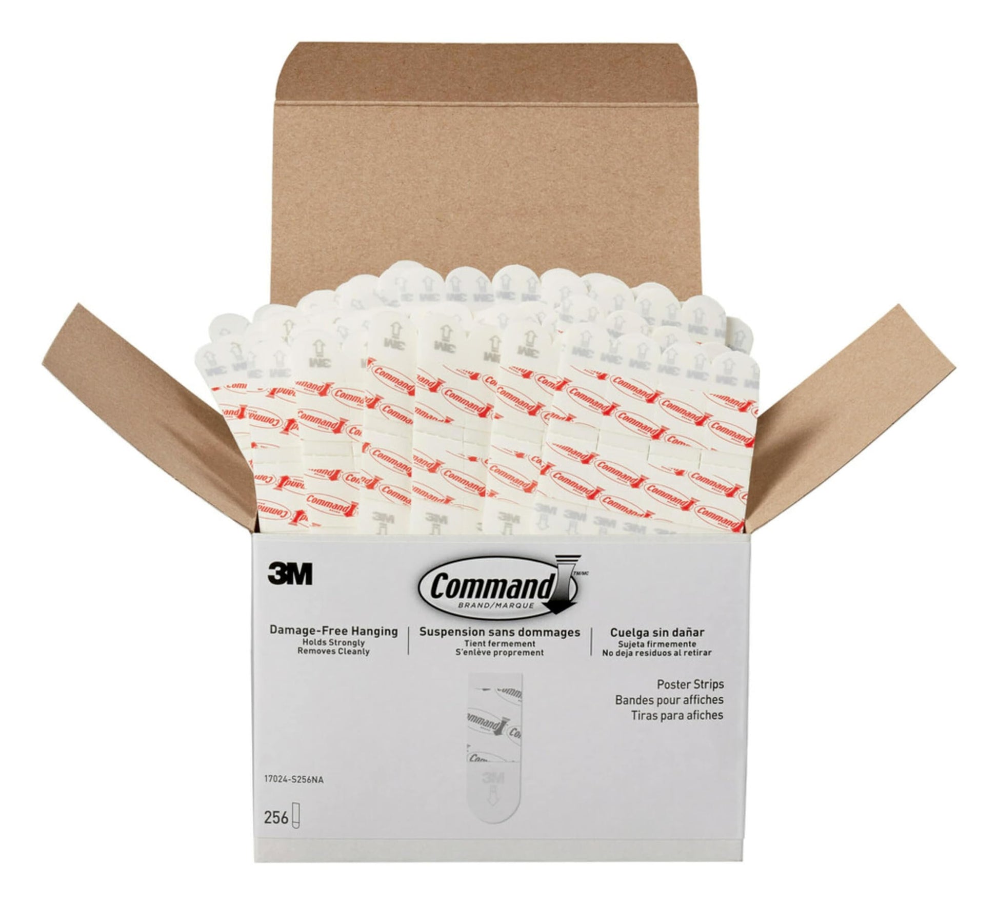 Command Poster Hanging Strips, 12 count