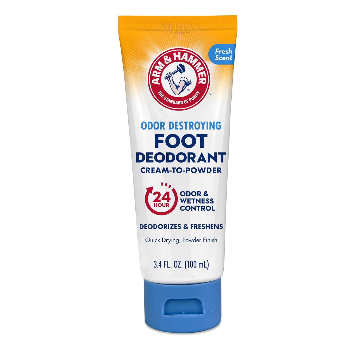 Arm & Hammer Foot Deodorant Cream-To-Powder 3.4oz
