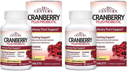 CRANBERRY & PROBIOTIC TAB 60CT 21ST CENT