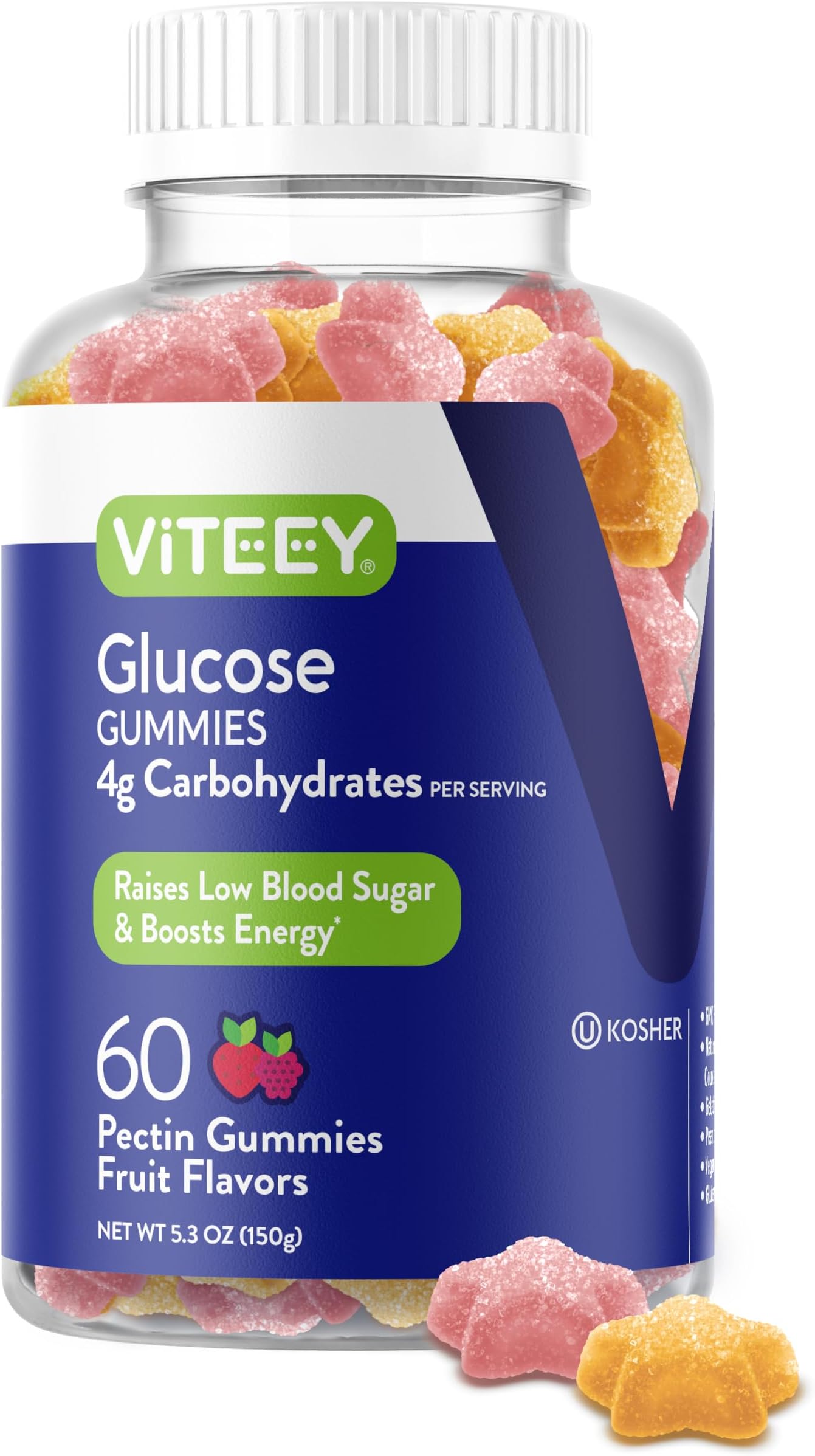 YUM VS GLUCOSE GUMMIES 60CT