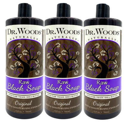 DR. WOODS FACE CLNSR,BLK SOAP&SHEA