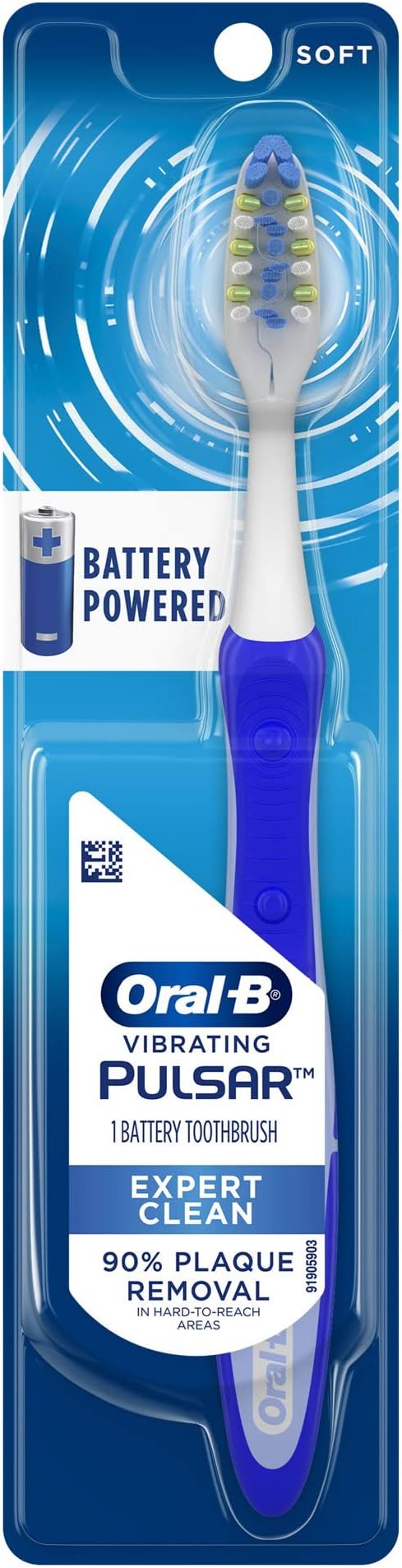 ORAL B TOOTHBRUSH PULSAR 3D WHITE SOFT