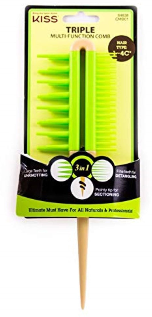 Kiss Red Comb Triple Multi -Function