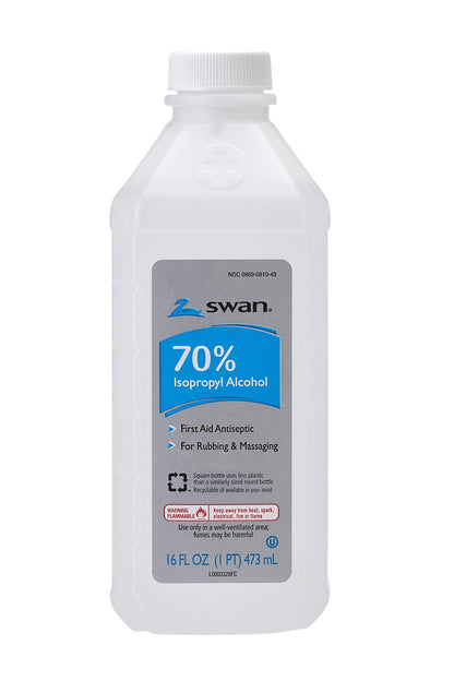 ALCOHOL ISOPROPYL 70% 12X16OZ SWAN