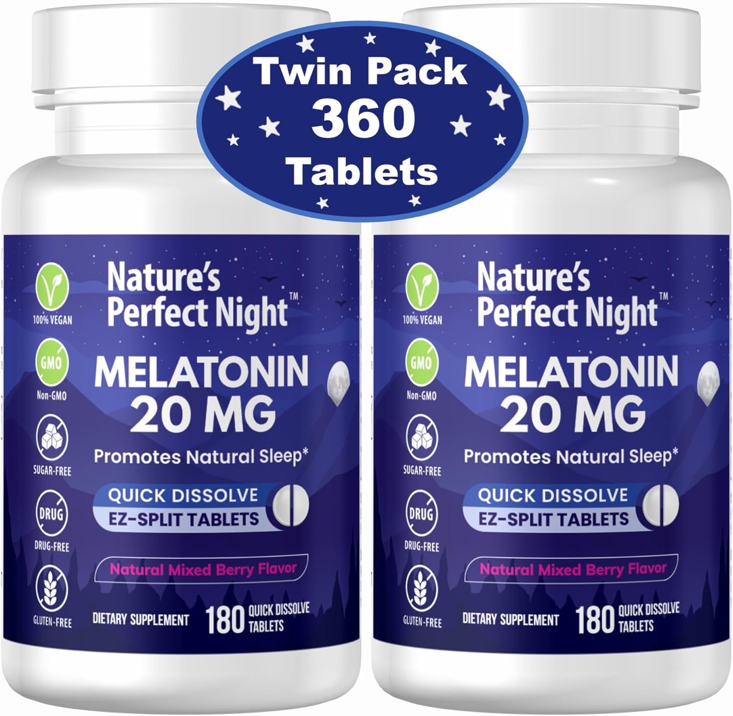 NAT B MELATONIN TB 1MG 60 TR
