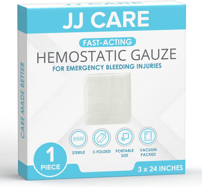 CURAD BLOOD STOP GAUZE 1"X1" 10CT