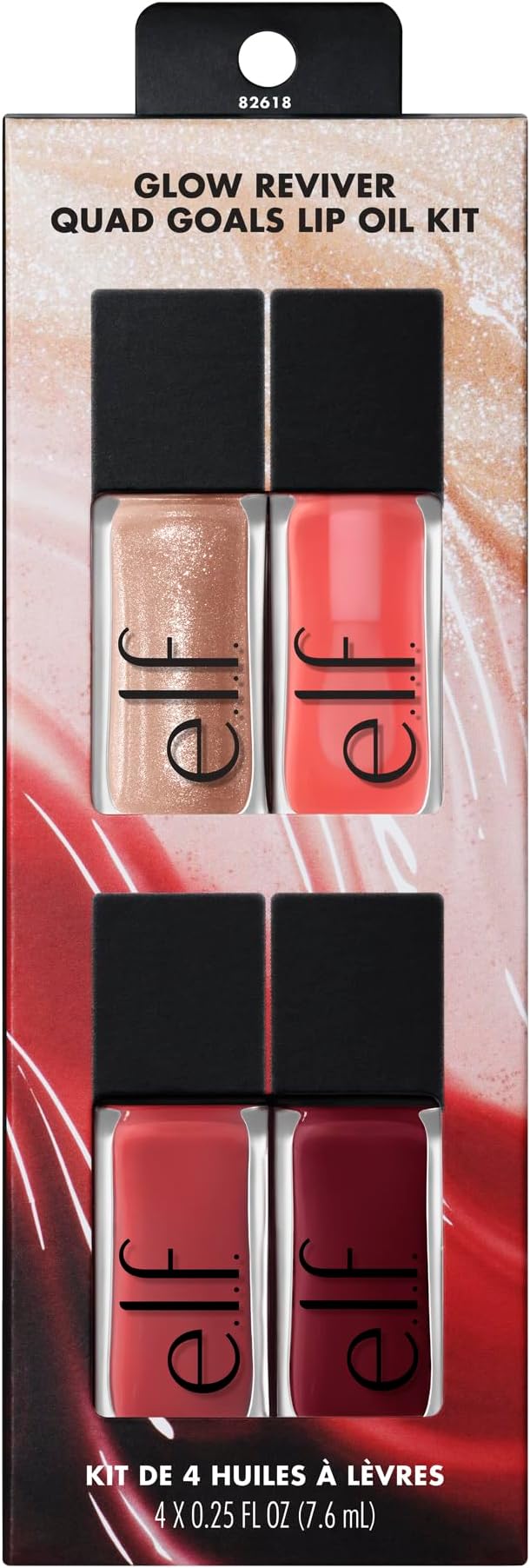 e.l.f. Glow Reviver Lip Oil Glimmer - Divine Wine